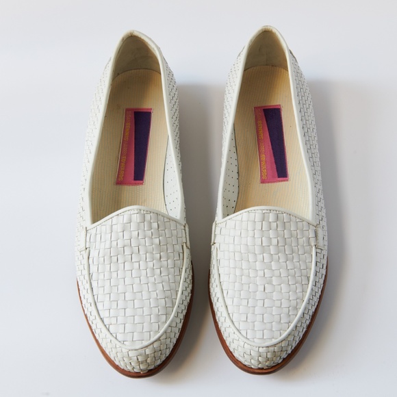 80s - SUSAN BENNIS - WARREN EDWARDS - Loafer - Men\'s - 9.5 - Wht - Leather main image 4